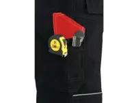 Zateplené pracovné nohavice CXS ORION TEODOR, čierno- červené