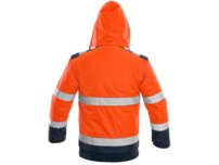 Reflexná zateplená bunda CXS LUTON, oranžová