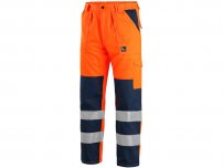 Reflexné nohavice CXS NORWICH, oranžové
