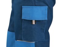 Pracovné nohavice na traky LUXY ROBIN, modro-modré