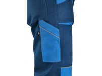 Pracovné nohavice na traky LUXY ROBIN, modro-modré